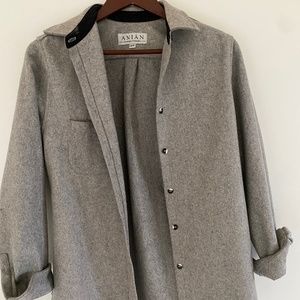 Anian Wool Button-Up “The Modern Melton Wool” (Women’s SM)